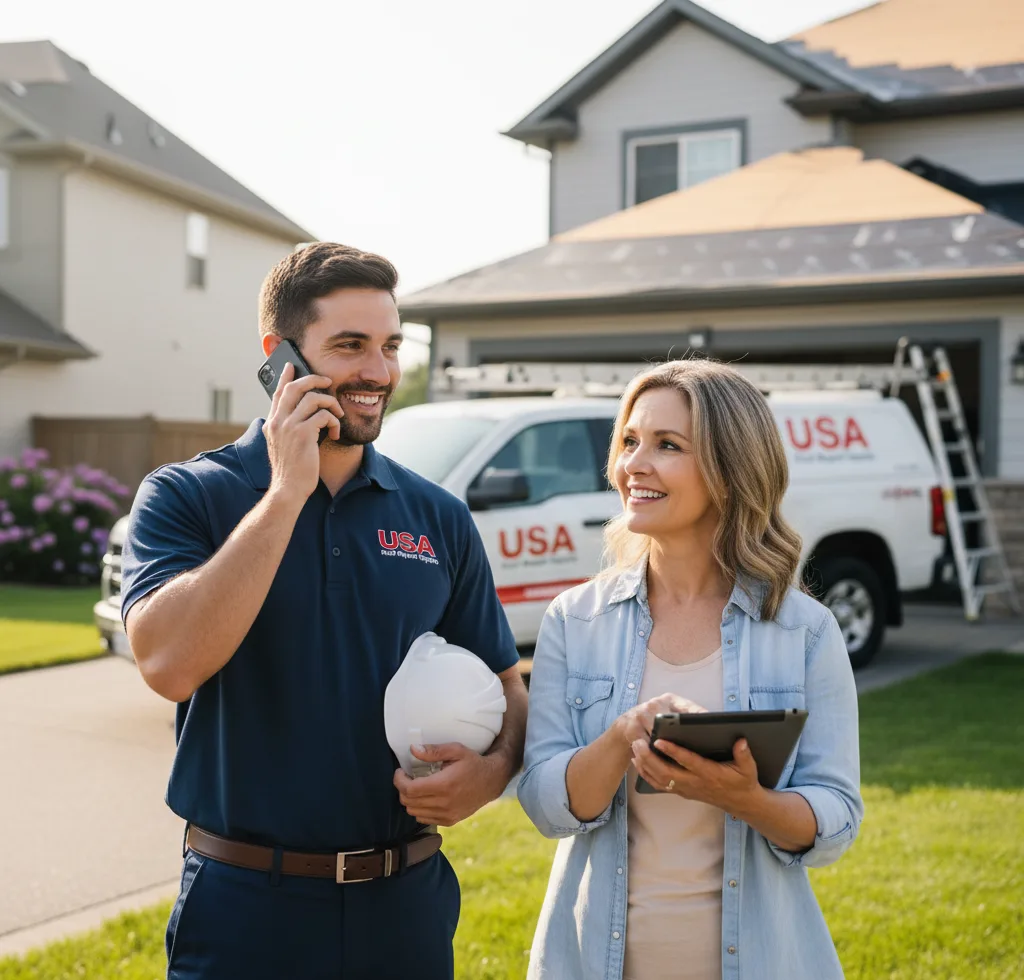 USA Roof Repair Experts customer support in Rising Sun